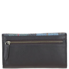 Load image into Gallery viewer, Exquisite Ashwood Leather & Harris Tweed® Cloth Twist-Lock Purse Brown/Mcload: TW-11-01-BM