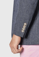 Load image into Gallery viewer, Regular Fit Greig Mid Blue Textured Jacket (5310A)