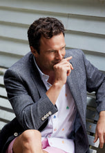 Load image into Gallery viewer, Regular Fit Greig Mid Blue Textured Jacket (5310A)