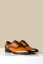 Load image into Gallery viewer, Marc Darcy - Jake Tan Contrast Oxford Shoe