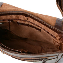 Load image into Gallery viewer, Mens Leather Flight Bag Tan (8341)