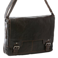 Load image into Gallery viewer, Mens Leather Laptop Messenger Bag (8343)