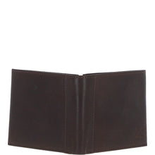 Load image into Gallery viewer, Men's Waxy Leather RFID Classic 6 Card Billfold Wallet Brown: W-81