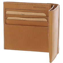Load image into Gallery viewer, Copy of Men's Waxy Leather RFID Classic 6 Card Billfold Wallet tan: W-81