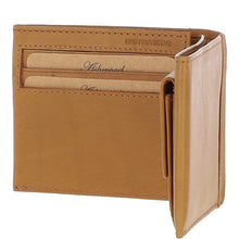 Load image into Gallery viewer, Men's Waxy Leather RFID Wallet Tan: W-82