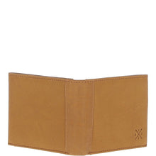Load image into Gallery viewer, Men's Waxy Leather RFID Wallet Tan: W-82