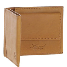 Load image into Gallery viewer, Men's Waxy Leather RFID Wallet Tan: W-82