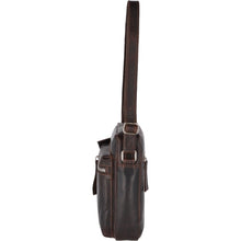 Load image into Gallery viewer, Ashwood Leather Body Bag in Brown - 1661