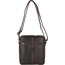 Load image into Gallery viewer, Ashwood Leather Body Bag in Brown - 1661