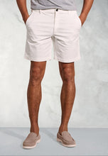Load image into Gallery viewer, Piven White Garment Dyed Cotton Stretch Casual Shorts