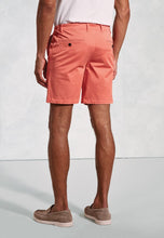 Load image into Gallery viewer, Piven White Garment Dyed Cotton Stretch Casual Shorts