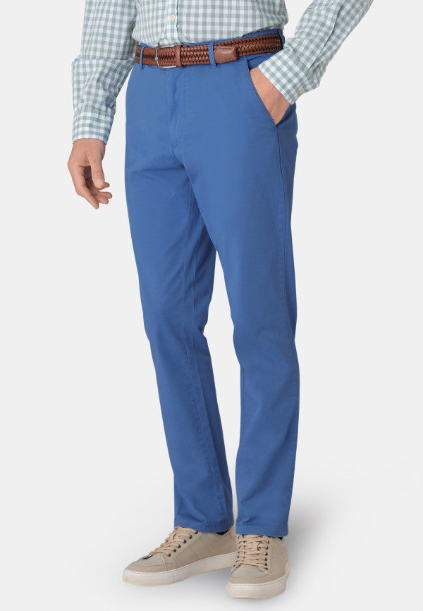 Ribblesdale Apple Tailored Fit Cotton Stretch Summer Trouser