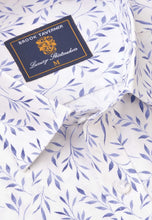 Load image into Gallery viewer, Regular Fit Printed Leaf Cotton Slub Short Sleeve Shirt (4574C)