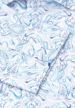 Load image into Gallery viewer, Tailored Fit 'Blue Paisley Print 'Occasion' Shirt (4600DT)
