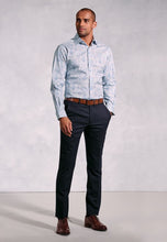 Load image into Gallery viewer, Tailored Fit 'Blue Paisley Print 'Occasion' Shirt (4600DT)