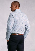 Load image into Gallery viewer, Tailored Fit 'Blue Paisley Print 'Occasion' Shirt (4600DT)