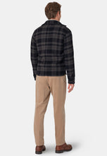 Load image into Gallery viewer, Stevenson Navy Check Overshirt