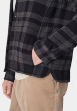 Load image into Gallery viewer, Stevenson Navy Check Overshirt