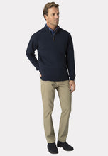 Load image into Gallery viewer, Sussex 12 Gauge Luxury Cotton Merino Zip Neck Jumper