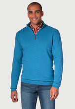 Load image into Gallery viewer, Sussex 12 Gauge Luxury Cotton Merino Zip Neck Jumper