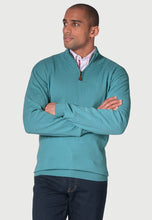 Load image into Gallery viewer, Sussex 12 Gauge Luxury Cotton Merino Zip Neck Jumper