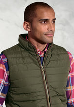 Load image into Gallery viewer, Tampa Olive Quilted Puffer Gilet