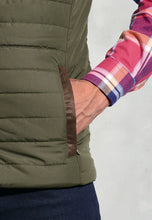 Load image into Gallery viewer, Tampa Olive Quilted Puffer Gilet