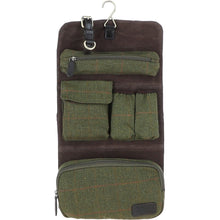 Load image into Gallery viewer, Liam Hanging Tweed Washbag