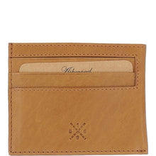Load image into Gallery viewer, Waxy Leather Classic 6 Card Holder Wallet Tan: W-84