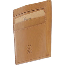 Load image into Gallery viewer, Waxy Leather Classic 6 Card Holder Wallet Tan: W-84
