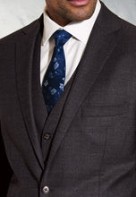 Load image into Gallery viewer, Tailored Fit Wells Charcoal Wool Blend Suit - Waistcoat Optional