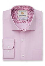 Load image into Gallery viewer, Tailored Fit Pink Shirt