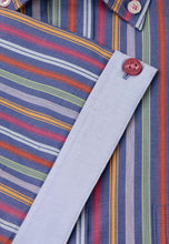 Load image into Gallery viewer, Stripe Short Sleeve 'Portofino' Inspired Shirt (4300D)