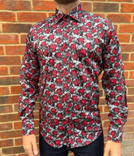 Load image into Gallery viewer, Claudio Lugli Rose Print Shirt (CP6804)