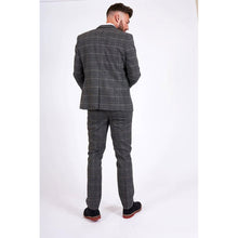 Load image into Gallery viewer, Marc Darcy SCOTT 3pc Grey Tweed Check Suit