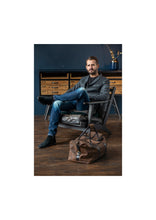 Load image into Gallery viewer, Marcus Leather Weekender Brown Bag