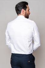 Load image into Gallery viewer, Carter Long Sleeve White Shirt by Marc Darcy