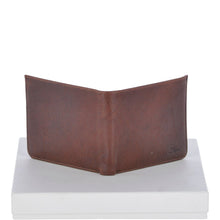 Load image into Gallery viewer, Cow Waxy Leather Classic 8 Card Bill-Fold Wallet Tan : 1551