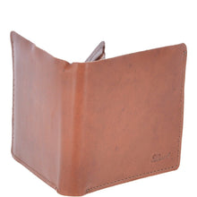 Load image into Gallery viewer, Leather Oily Hunter Wallet With ID And Coin Section Chestnut : 1884