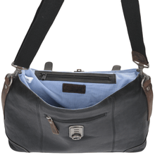 Load image into Gallery viewer, Leather Work Briefcase in Black