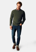 Load image into Gallery viewer, CHARLBURY Lambswool 7 Gauge Crew Neck Jumper