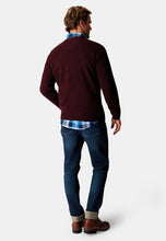 Load image into Gallery viewer, CHARLBURY Lambswool 7 Gauge Crew Neck Jumper