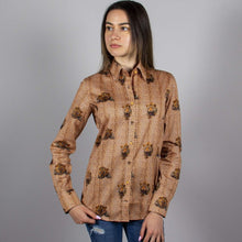 Load image into Gallery viewer, Claudio Lugli Leopord Print Ladies Shirt