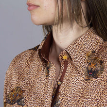 Load image into Gallery viewer, Claudio Lugli Leopord Print Ladies Shirt