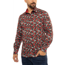 Load image into Gallery viewer, Claudio Lugli Rose Print Shirt (CP6804)