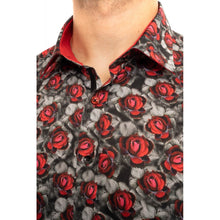 Load image into Gallery viewer, Claudio Lugli Rose Print Shirt (CP6804)