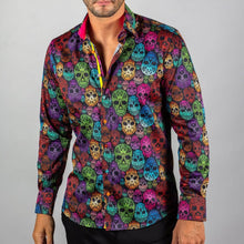 Load image into Gallery viewer, Claudio Lugli Multi-Colour Skull Shirt (CP6699)