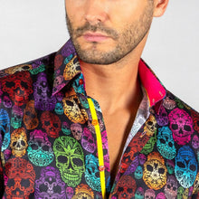 Load image into Gallery viewer, Claudio Lugli Multi-Colour Skull Shirt (CP6699)