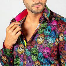Load image into Gallery viewer, Claudio Lugli Multi-Colour Skull Shirt (CP6699)