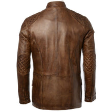 Load image into Gallery viewer, Bronte Leather Jacket - TImber